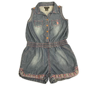U. S. Polo Assn. Shortall jeans Girl Sz 6X Gently used